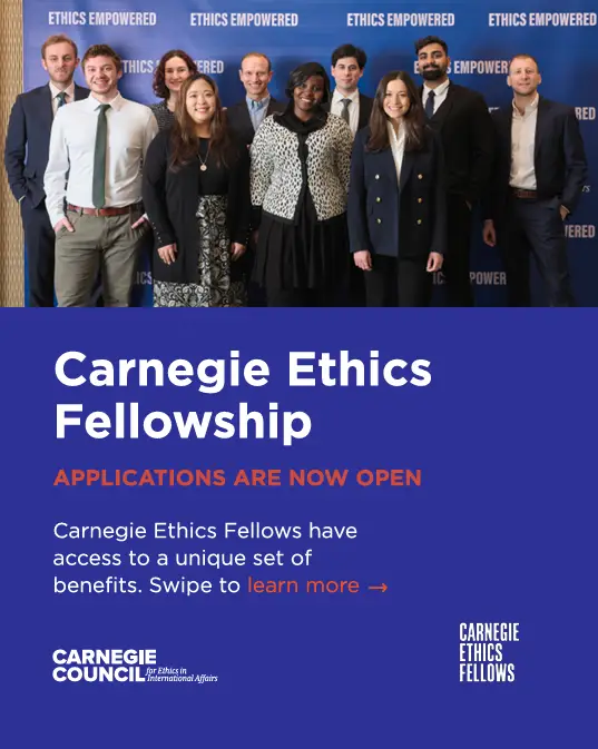 Carnegie Ethics Fellowship 2025–2027: Two-Year Global Leadership Program in Ethical Decision-Making and International Affairs