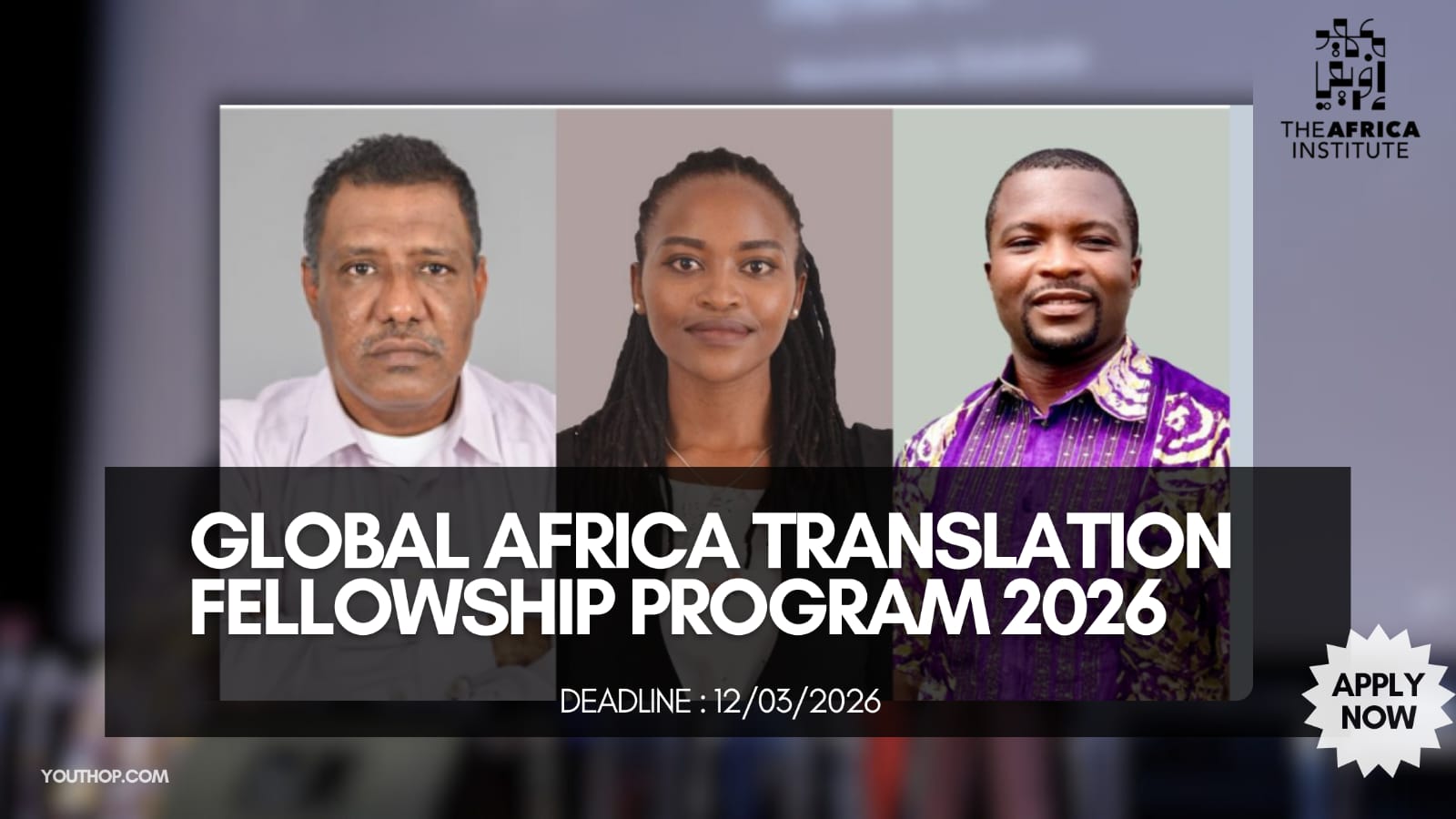 Global Africa Translation Fellowship 2026: Up to $5,000 Grant to Translate African and Diaspora Texts into English, Arabic, and Beyond
