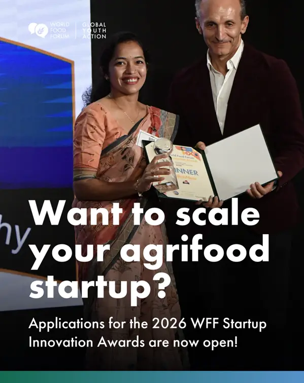 WFF Startup Innovation Awards 2026: Global Competition for Youth-Led Agrifood Startups with Cash Prizes, Accelerator Access, and Global Recognition