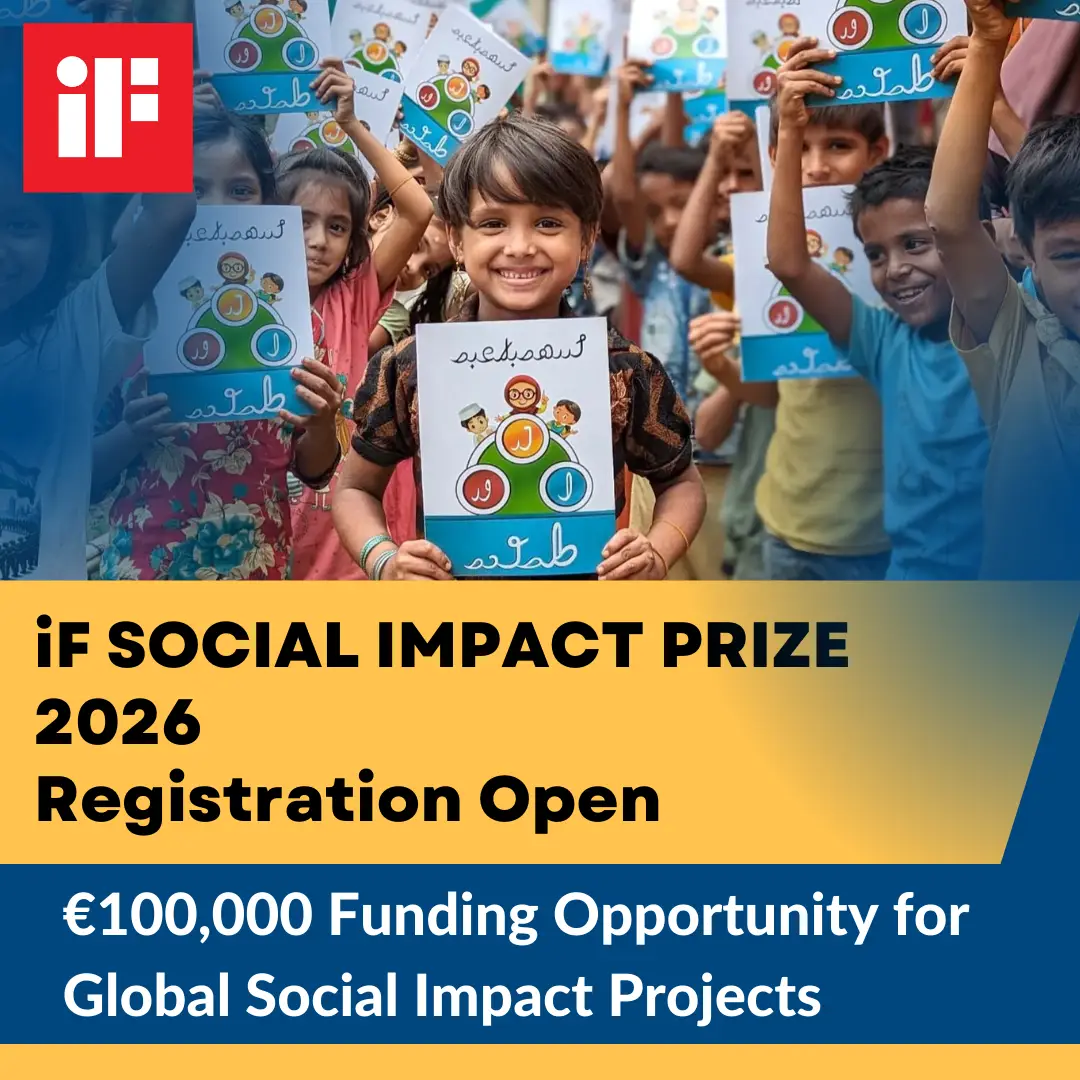 iF SOCIAL IMPACT PRIZE 2026: €100,000 Funding Opportunity for Global Social Impact Projects