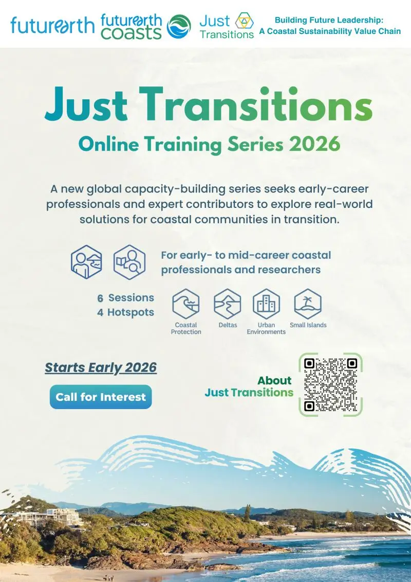 Global Online Training Series on Just Transitions in Coastal Regions Shaping a Just Future for Our Coasts
