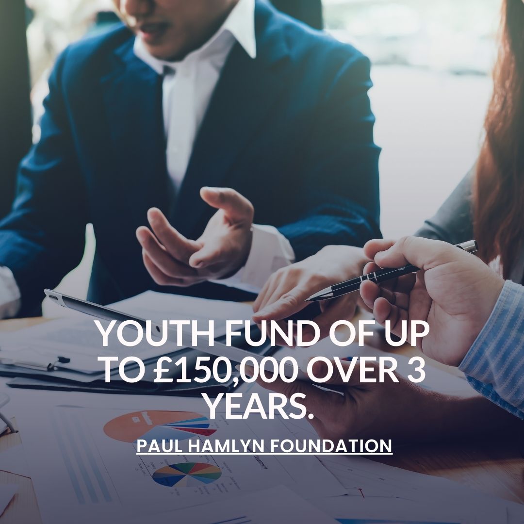 Youth Fund Paul Hamlyn Foundation: Funding Up to £150,000 for Organisations Supporting Young People