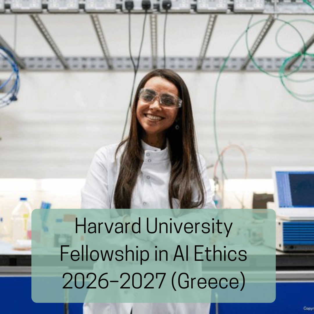 Harvard University Fellowship in AI Ethics 2026–2027 (Greece)