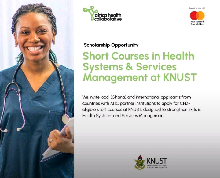 Fully Funded CPD Short Courses at KNUST Under the Africa Health Collaborative (2025–2026)
