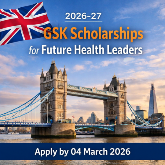 GSK Scholarships for Future Health Leaders 2026-27 at London School of Hygiene & Tropical Medicine – Fully Funded MSc in London for Sub-Saharan African Students