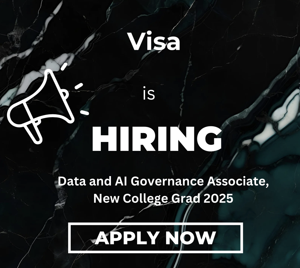 Working for Visa: Data and AI Governance Associate, New College Grad 2025
