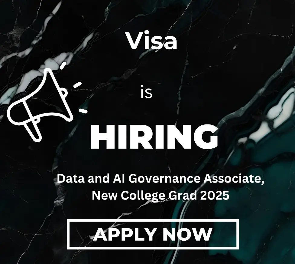 Working for Visa: Data and AI Governance Associate, New College Grad 2025