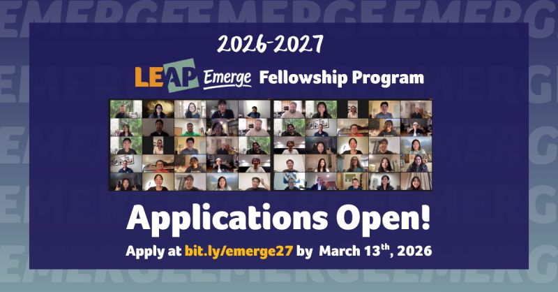 LEAP Emerge Fellowship 2026–2027: Leadership Development Program for Rising Young Professionals