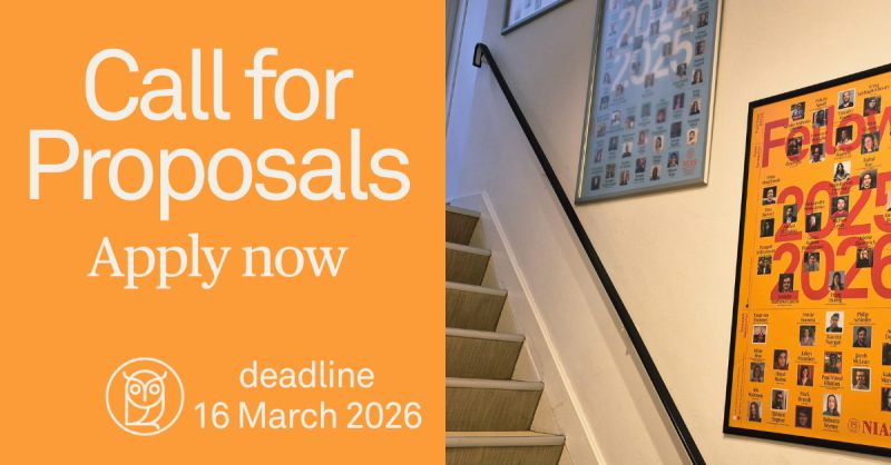Opening Space for Bold Ideas: NIAS Fellowship Calls Now Open (2026 Cohort)