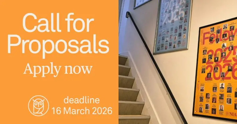 Opening Space for Bold Ideas: NIAS Fellowship Calls Now Open (2026 Cohort)