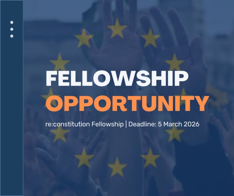 Call for Applications: re:constitution Fellowships 2026/27