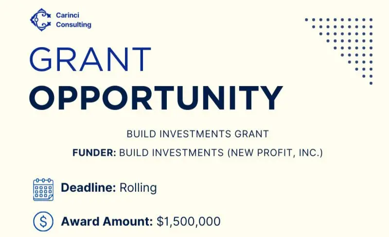 Build Investments: Empowering Nonprofits with Capital, Capacity, and Community