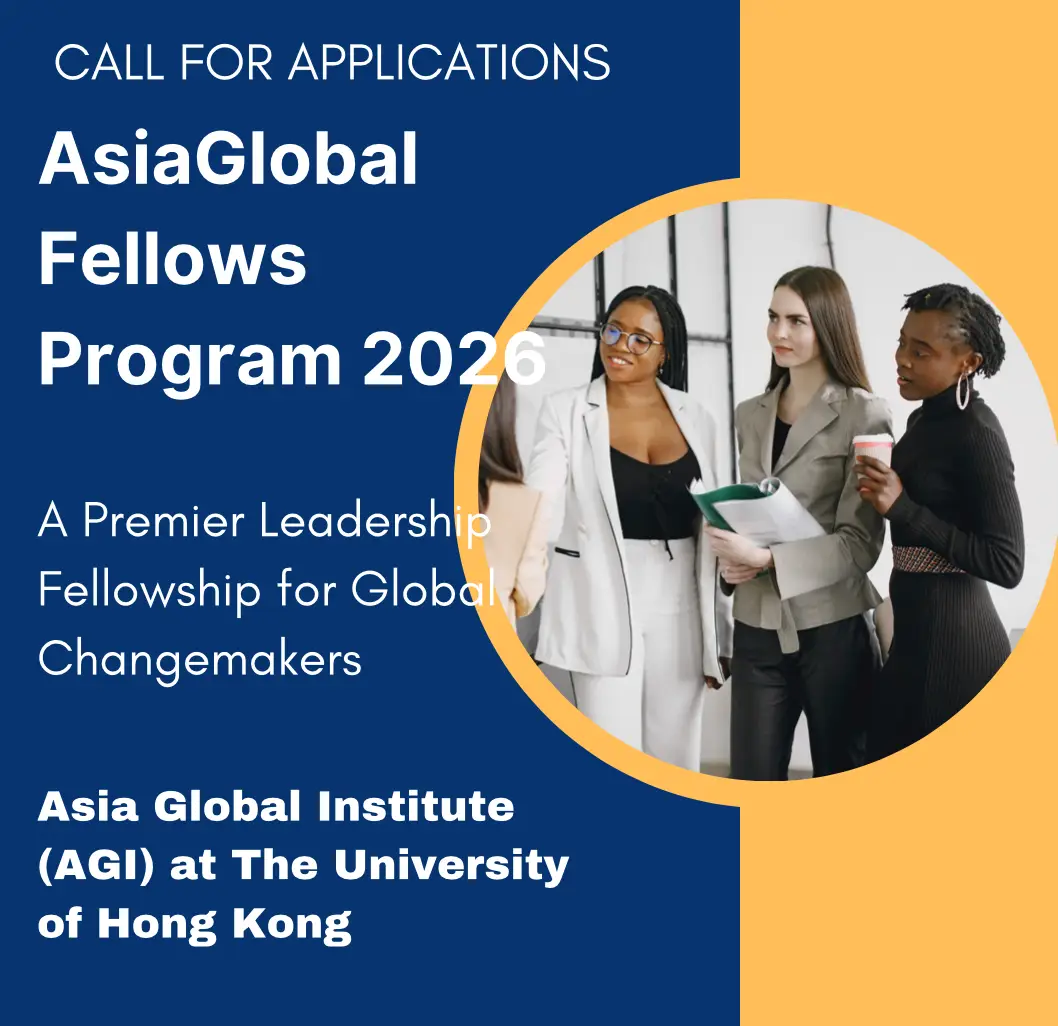 AsiaGlobal Fellows Program 2026 – A Premier Leadership Fellowship for Global Changemakers