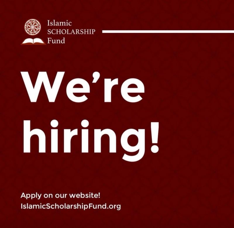Islamic Scholarship Fund (ISF) Hiring for 2026: Marketing Coordinator & Development Manager Roles Open