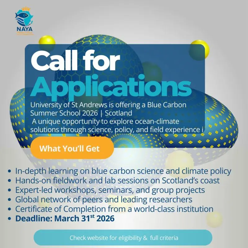 Join the Blue Carbon Academy: Field, Lab & Policy Training in 2026