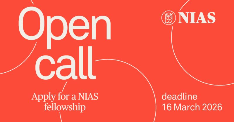 NIAS Individual Fellowship 2027-2028: Apply to Advance Independent Research in Humanities and Social Sciences