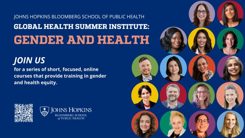 Global Health Summer Institute – Gender and Health Track (Online, Short Courses)