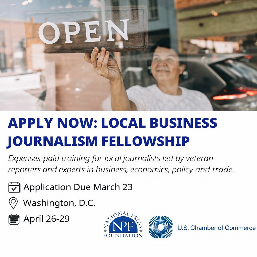 Fully Funded Local Business Journalism Fellowship 2026 in Washington, D.C. (Apply by March 23)
