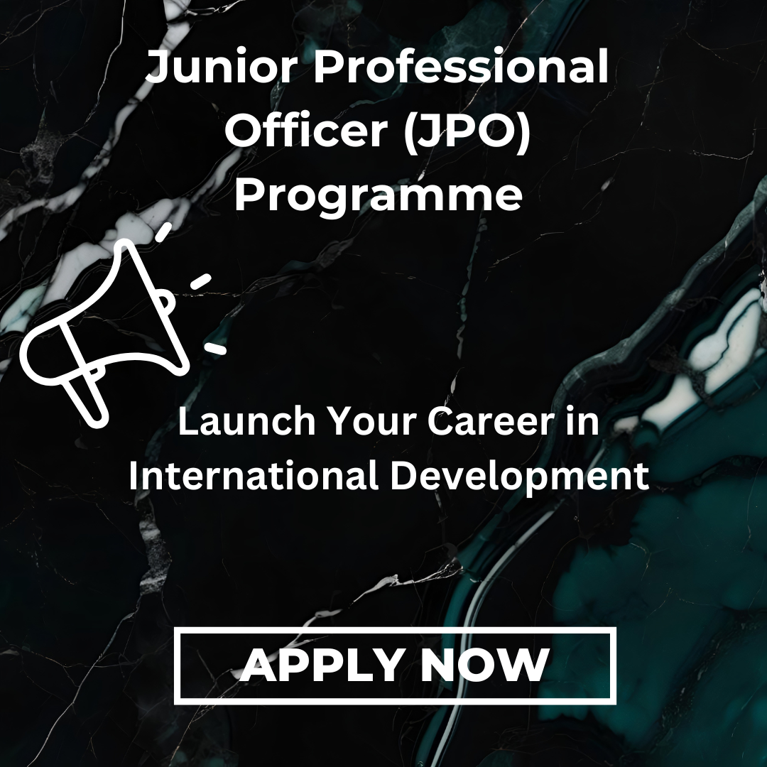 Junior Professional Officer (JPO) Programme: Launch Your Career in International Development