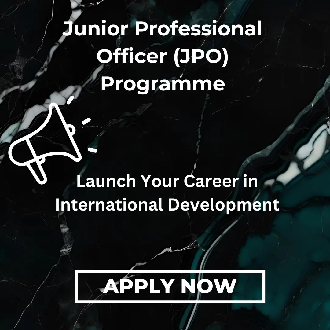 Junior Professional Officer (JPO) Programme: Launch Your Career in International Development