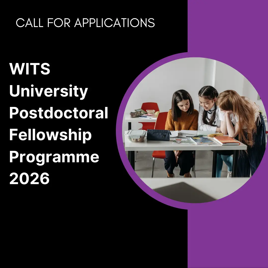 WITS University Postdoctoral Fellowship Programme 2026 (24-Month Funded Research Opportunity)