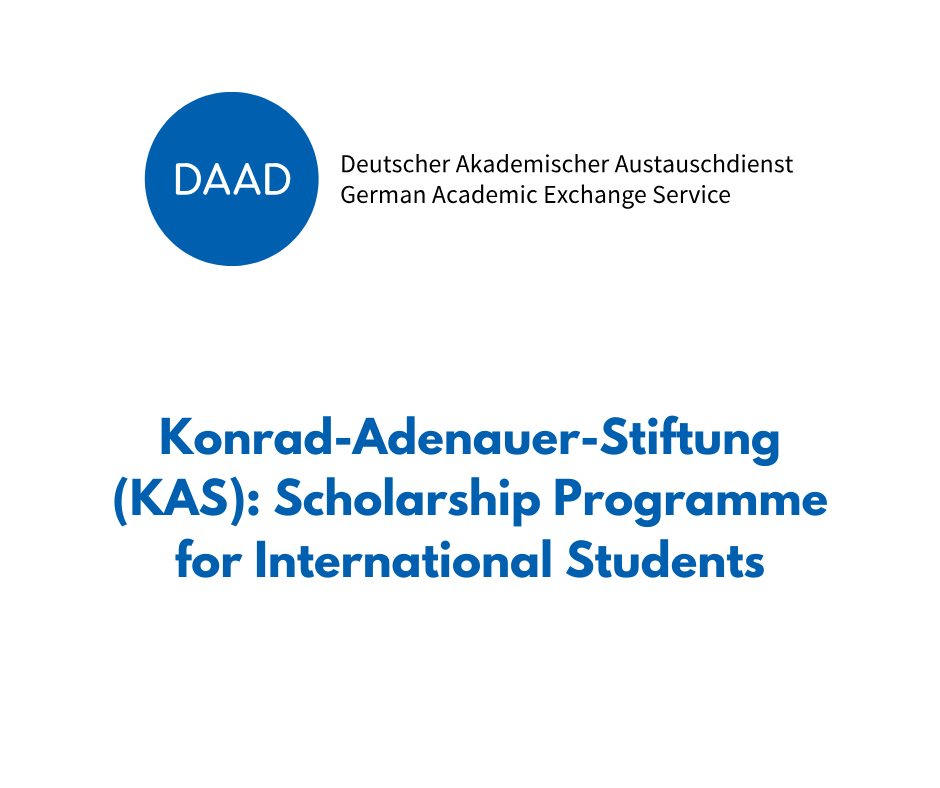 Konrad-Adenauer-Stiftung (KAS) Scholarship Programme for International Students