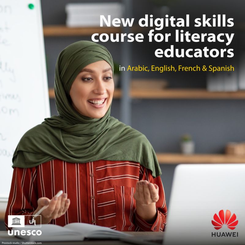 Free UNESCO Digital Skills Course for Literacy Educators Available in Arabic, French and Spanish
