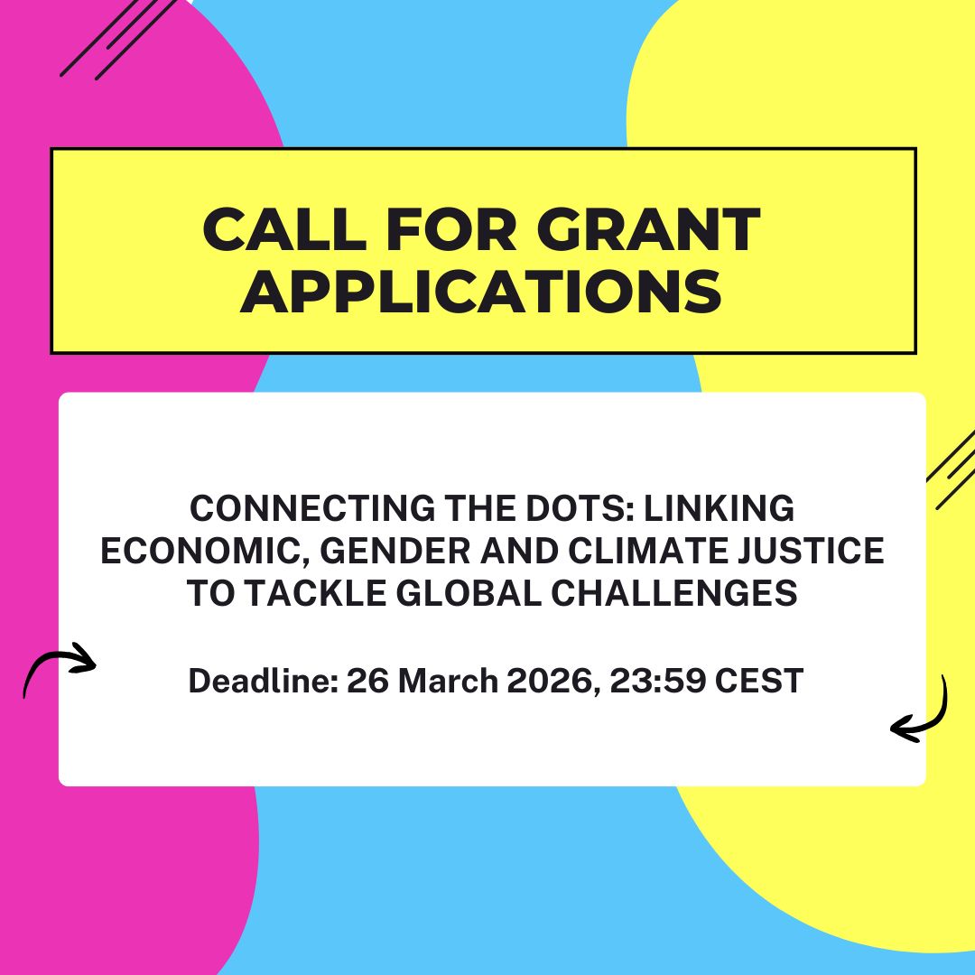 Major Grant 2026: Connecting the Dots Grant for Climate, Gender & Economic Justice in Europe