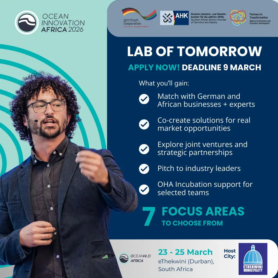 Lab of Tomorrow 2026 Blue Economy Innovation Program in Durban