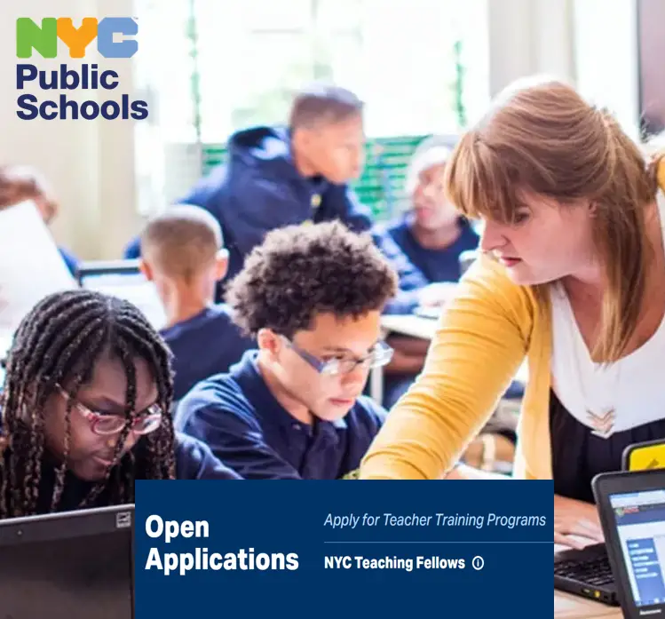 NYC Teaching Fellows 2026: Become a Fully Certified NYC Public School Teacher by Fall 2026 (Starting Salary $71,314+)