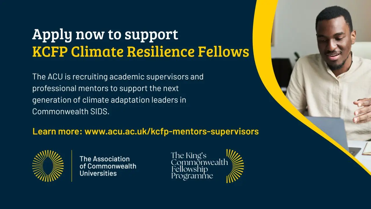 Opportunity: KCFP Climate Resilience Fellowships – Mentors and Supervisors