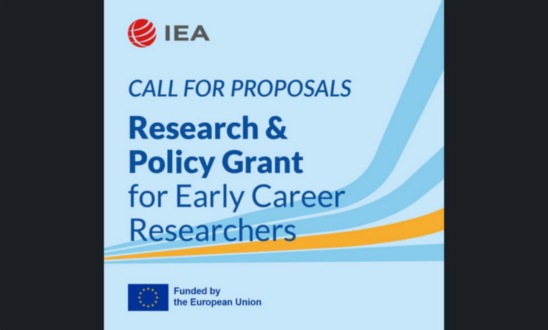 Call for Proposals: Research & Policy Grant for Early Career Researchers