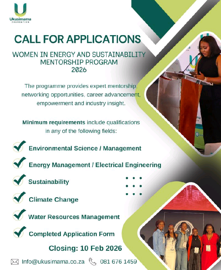 Women in Energy and Sustainability Mentorship 2026: Empowering the Next Generation of Change Makers