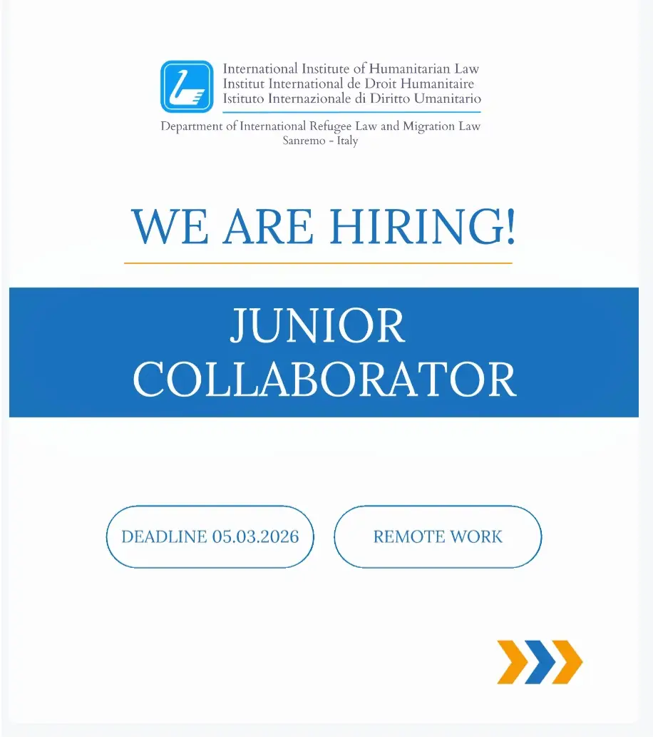 Apply Now: Junior Collaborator – Institutional Engagement and Development Actors (Remote, IIHL)