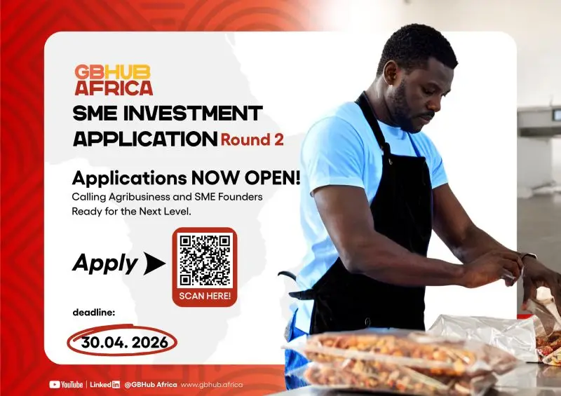GBHub Africa – Round 2 SME Investment Applications Open