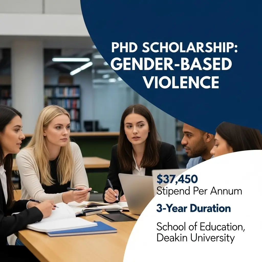 Deakin University PhD Scholarship in Gender-Based Violence – Apply Now for 2026 (Highly Funded Research Opportunity)