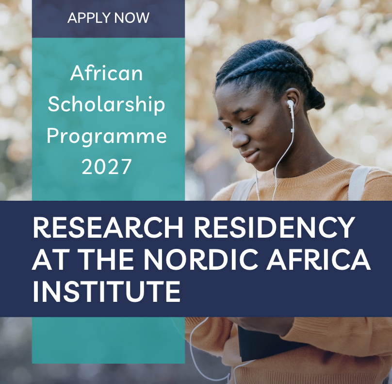 African Scholarship Programme 2027 – Research Residency at the Nordic Africa Institute