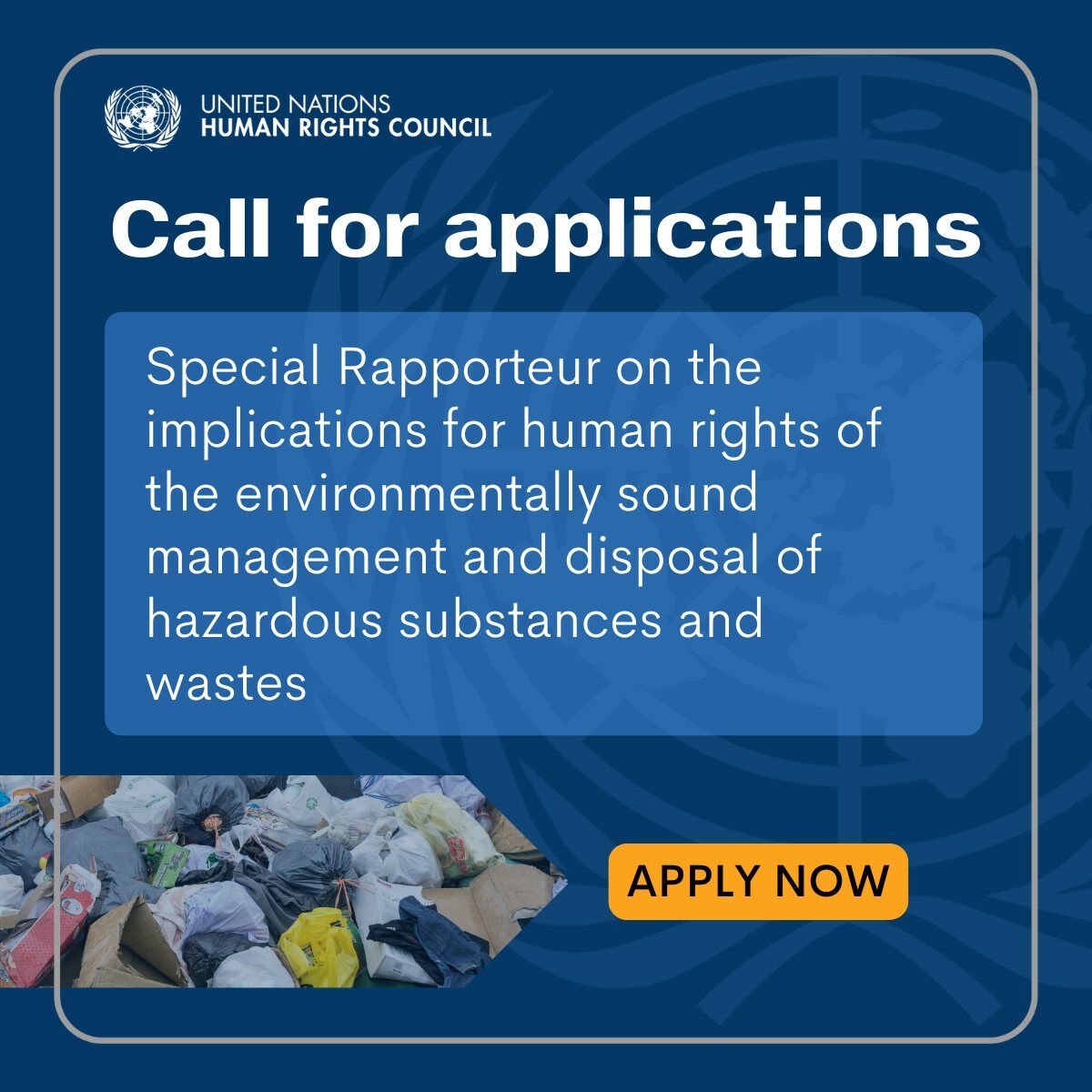 Special Rapporteur on Hazardous Substances and Wastes