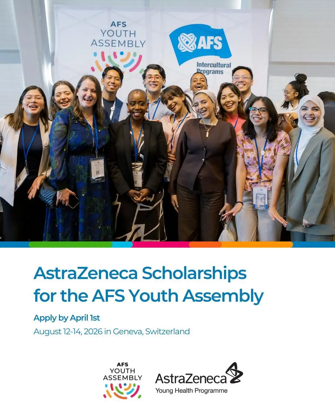 AstraZeneca Young Health Programme Scholarships 2026: Fully Funded Opportunity to Attend the AFS Youth Assembly in Geneva