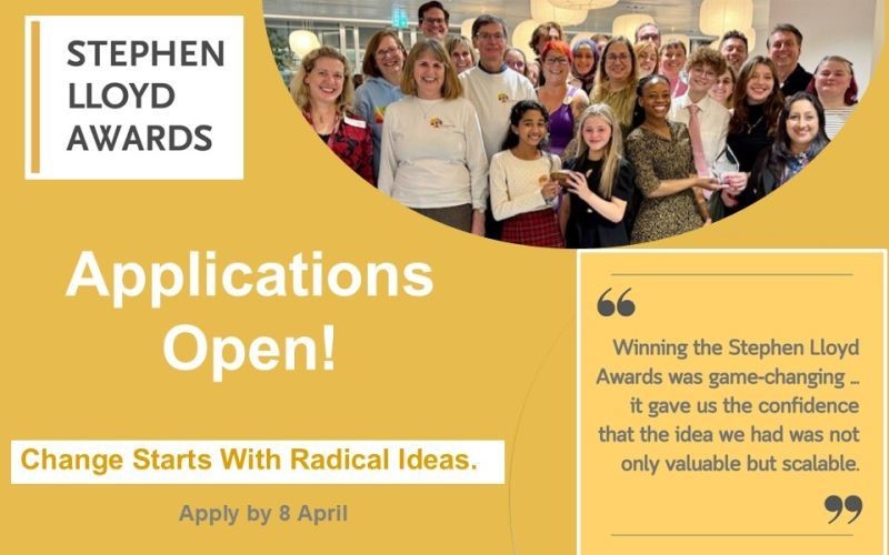 Stephen Lloyd Awards 2026: Funding and Support for Early-Stage Social and Environmental Ideas