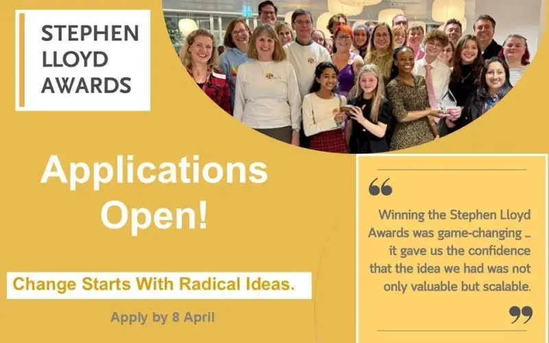 Stephen Lloyd Awards 2026: Funding and Support for Early-Stage Social and Environmental Ideas
