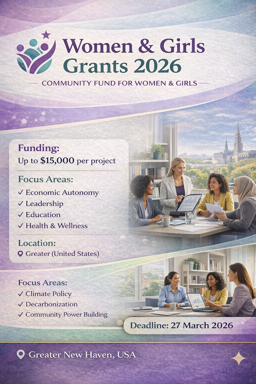Women Grants 2026 – Community Fund for Women & Girls Funding