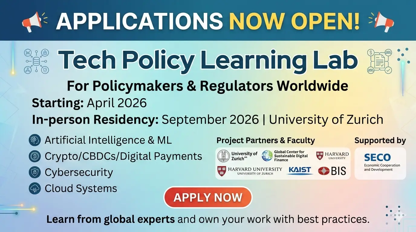 Join the 2026 Tech Policy Learning Lab: Shaping the Future of Digital Finance
