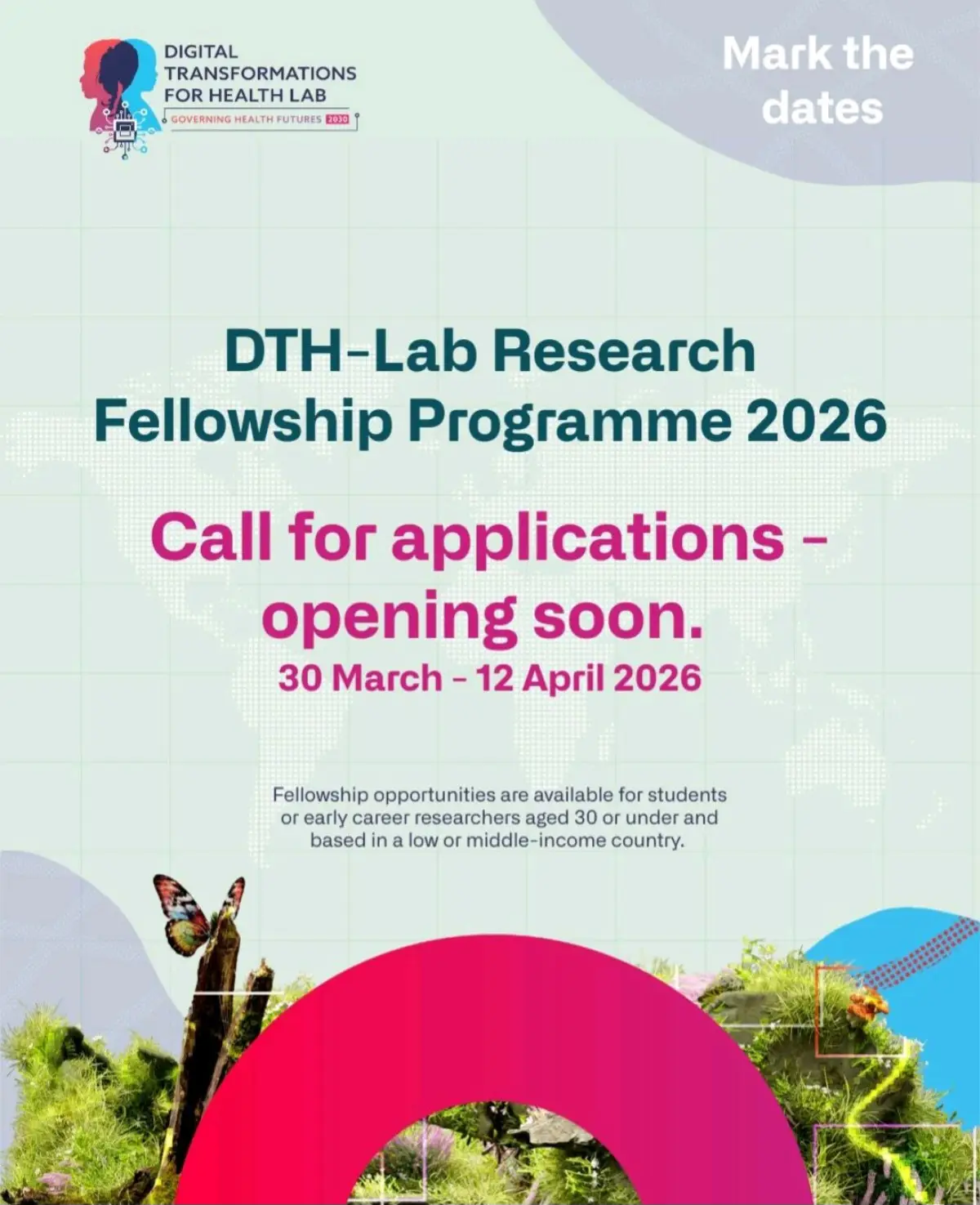Fully Funded 2026 DTH-Lab Research Fellowship for Students and Early-Career Professionals
