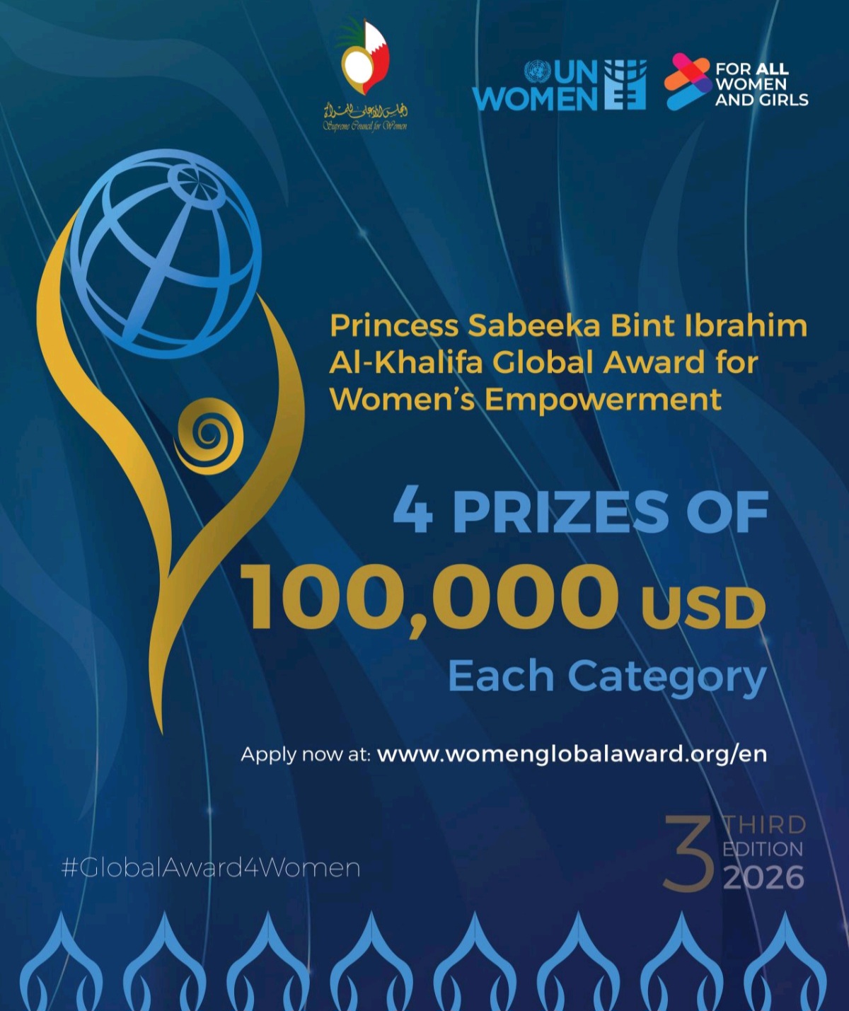 Princess Sabeeka Global Award for Women’s Empowerment 2026: A $100,000 Global Opportunity Recognizing Leaders Advancing Gender Equality