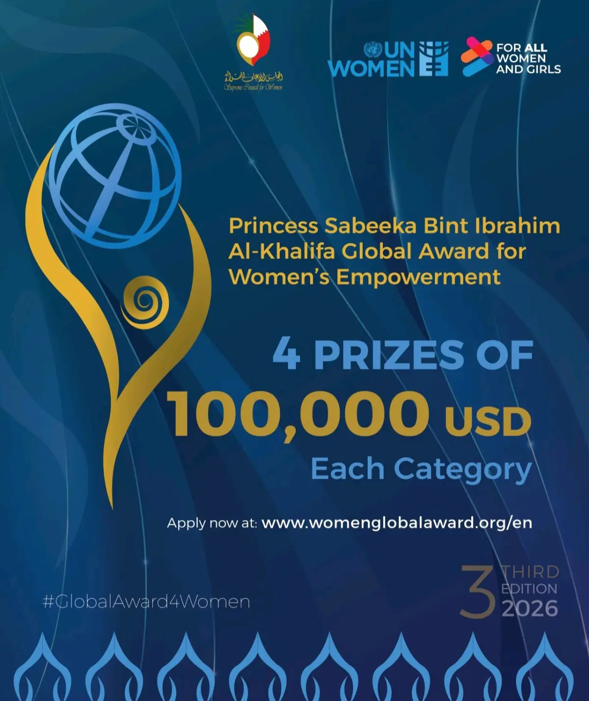 Princess Sabeeka Global Award for Women’s Empowerment 2026: A $100,000 Global Opportunity Recognizing Leaders Advancing Gender Equality