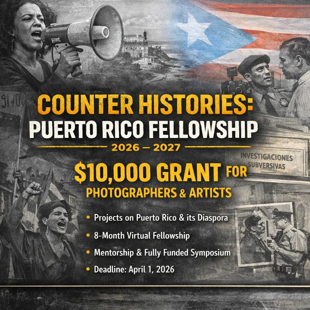 Counter Histories Puerto Rico Fellowship 2026–2027: $10,000 Grant for Photographers and Artists Exploring Memory, Archives, and Identity