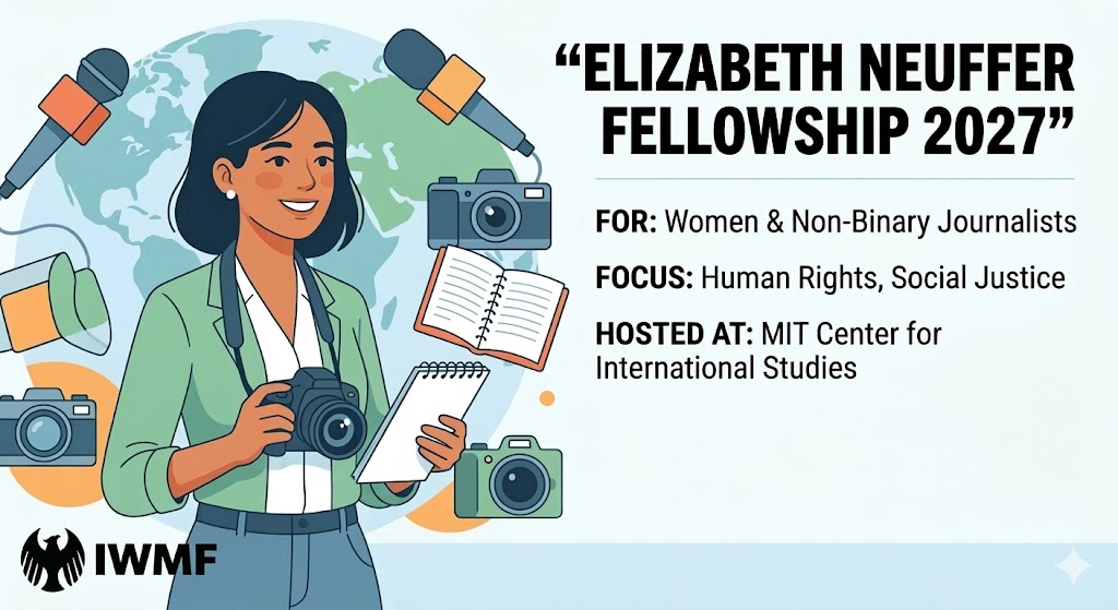 Elizabeth Neuffer Fellowship 2027: Fully Funded Global Fellowship for Women and Nonbinary Journalists Covering Human Rights and Social Justice