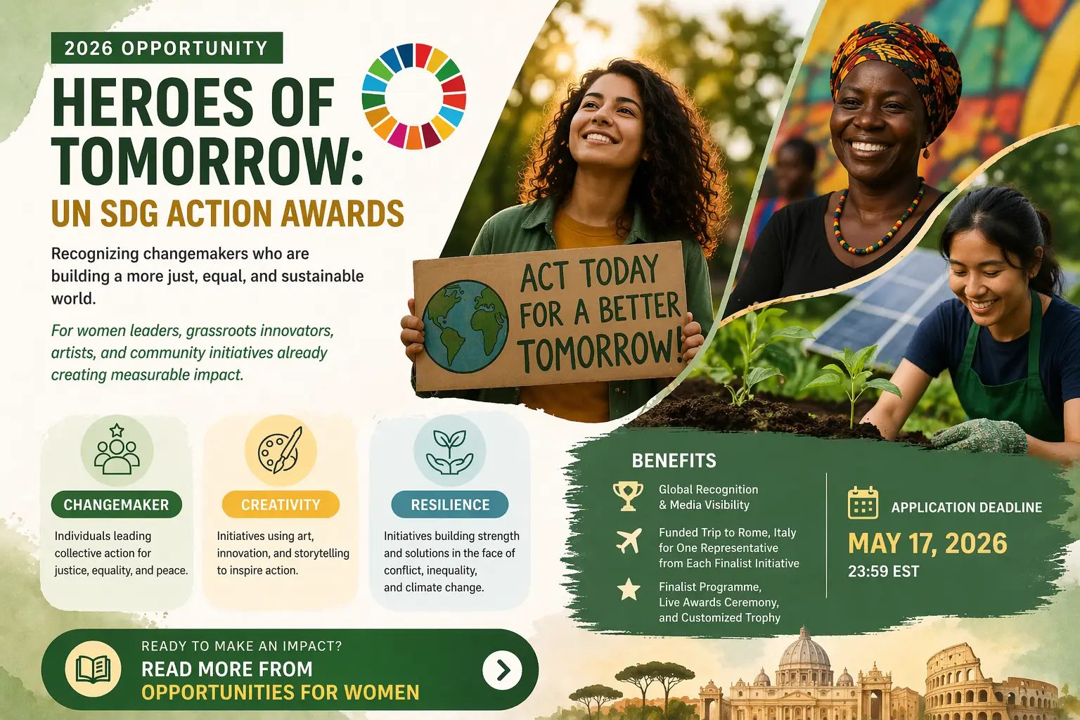 2026 Heroes of Tomorrow: UN SDG Action Awards