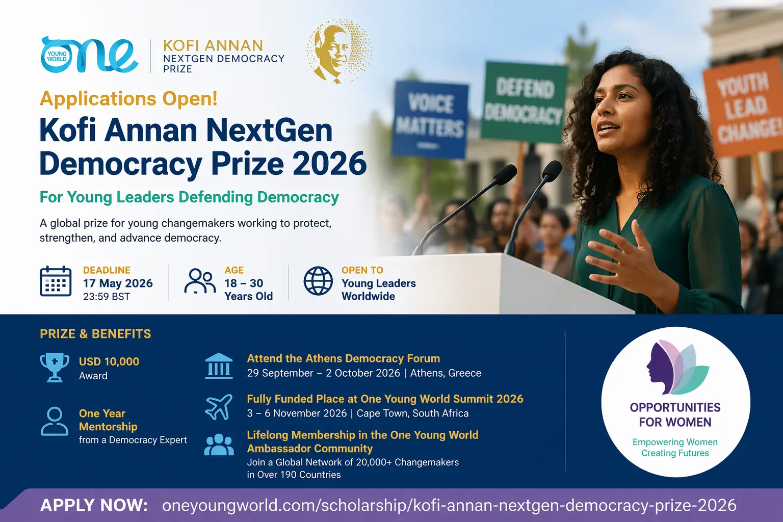 Kofi Annan NextGen Democracy Prize